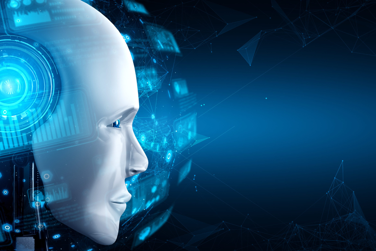 Digital AI Robot.