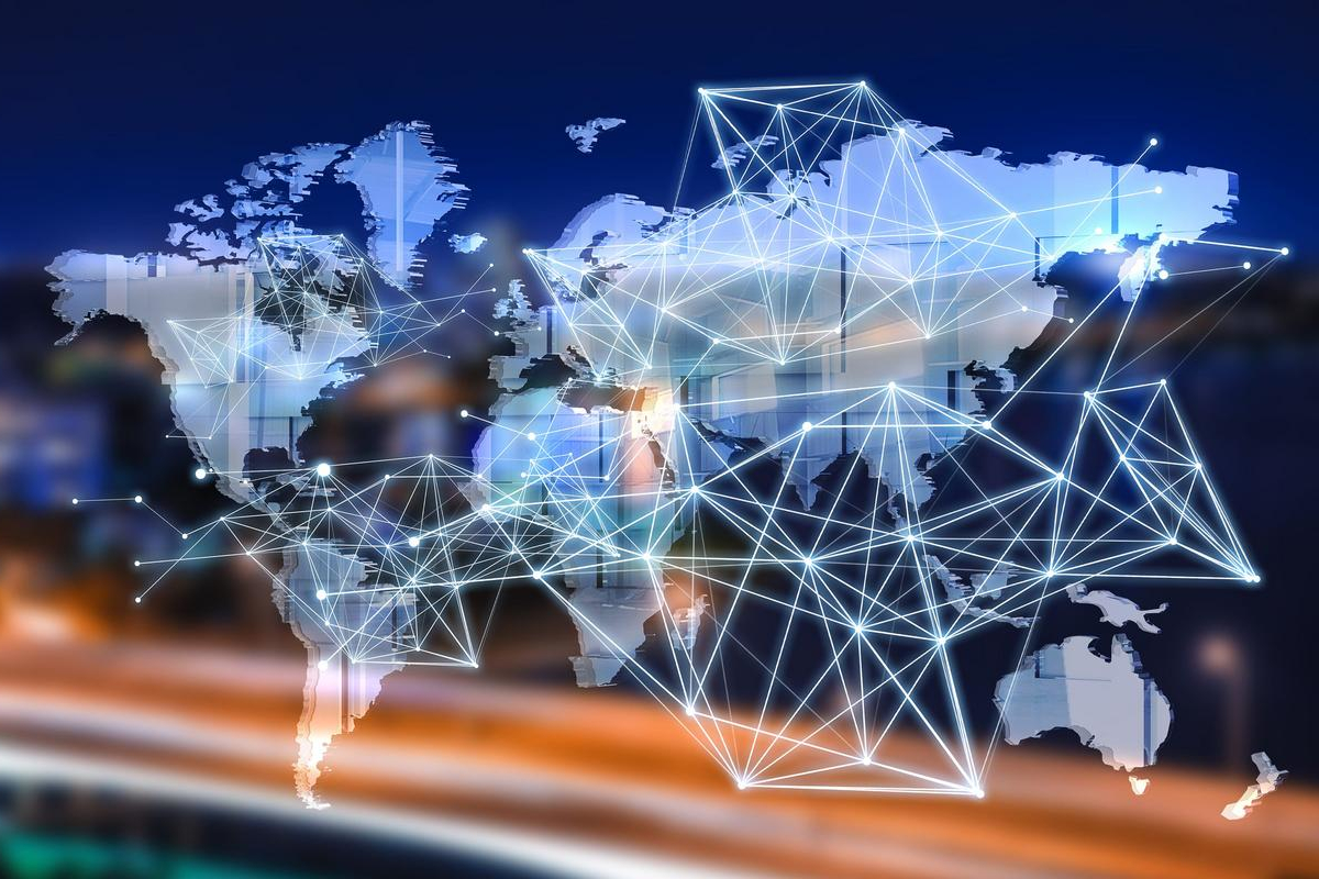 Global communications network infrastructure.